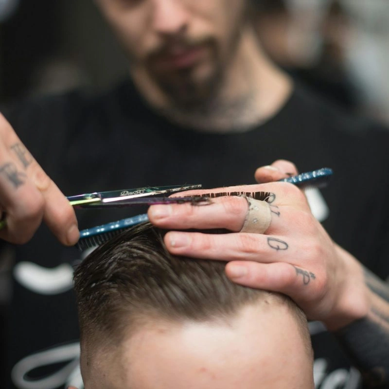 Barber bei der Arbeit